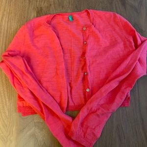 Beautiful red cardigan kids